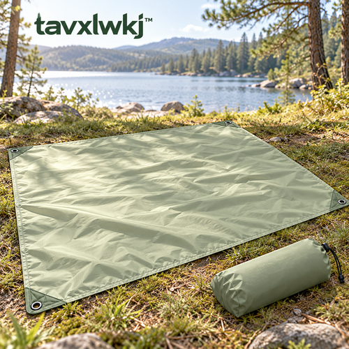 tavxlwkj Camp Groundsheet with Storage Pouch - main view