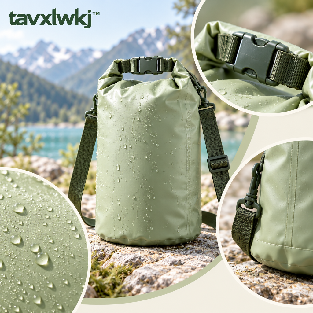 tavxlwkj Roll-Top Outdoor Dry Bag - detail view